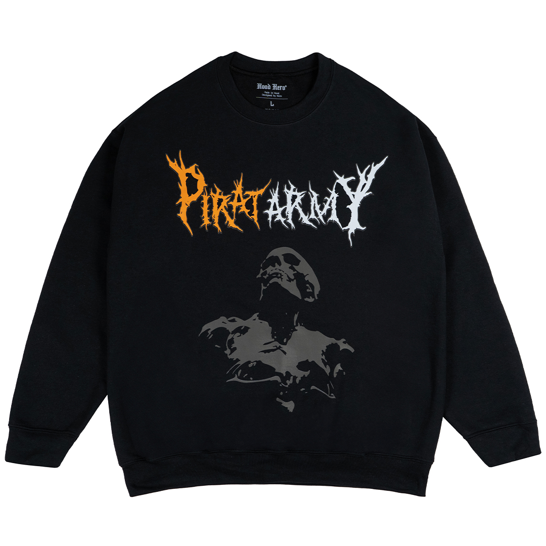 Crewneck Pirat Army - Black 